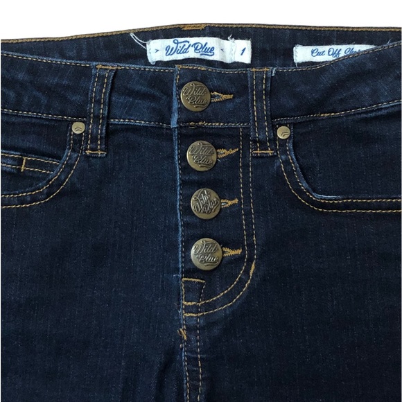 Wild Blue Dark Denim Shorts NWOT🌸🌸 - Picture 5 of 8